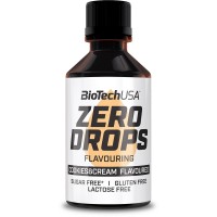 BioTech Zero Drops, 50 мл - Печенье-крем BioTech Zero Drops, 50 мл - Печенье-крем