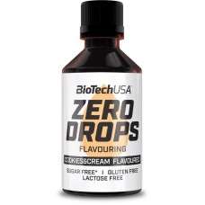 BioTech Zero Drops, 50 мл - Печиво-крем