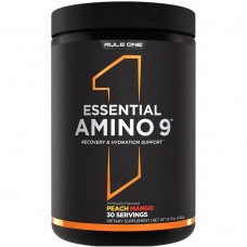 Rule 1 Essential Amino 9, 30 порцій - 345 г Манго-персик Rule 1 Essential Amino 9, 30 порцій - 345 г Манго-персик