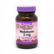 Bluebonnet Nutrition Earth Sweet Chewables Melatonin 3 mg, 120 жувальних таблеток Bluebonnet Nutrition Earth Sweet Chewables Melatonin 3 mg, 120 жувальних таблеток