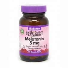 Bluebonnet Nutrition Earth Sweet Chewables Melatonin 5 mg, 120 жувальних таблеток Bluebonnet Nutrition Earth Sweet Chewables Melatonin 5 mg, 120 жувальних таблеток