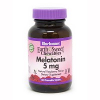 Bluebonnet Nutrition Earth Sweet Chewables Melatonin 5 mg, 60 жувальних таблеток Bluebonnet Nutrition Earth Sweet Chewables Melatonin 5 mg, 60 жувальних таблеток
