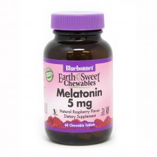 Bluebonnet Nutrition Earth Sweet Chewables Melatonin 5 mg, 60 жувальних таблеток Bluebonnet Nutrition Earth Sweet Chewables Melatonin 5 mg, 60 жувальних таблеток