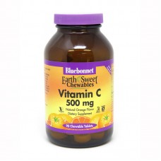 Bluebonnet Nutrition Earth Sweet Chewables Vitamin С 500 mg, 90 жевательных таблеток