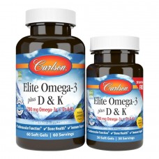 Carlson Labs Elite Omega-3 plus D3 and K2, 60+30 капсул Carlson Labs Elite Omega-3 plus D3 and K2, 60+30 капсул