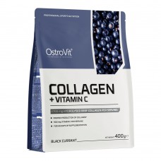 OstroVit Collagen + Vitamin C, 400 грам - Чорна смородина OstroVit Collagen + Vitamin C, 400 грам - Чорна смородина