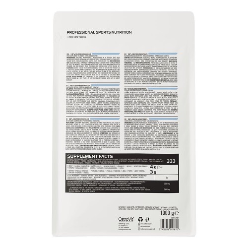 OstroVit Creatine Monohydrate, 1 кг - Без смаку CN1376-1 Ostrovit OstroVit Creatine Monohydrate, 1 кг - Без смаку CN1376-1 Ostrovit
