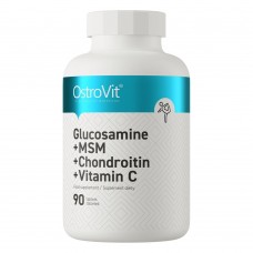 OstroVit Glucosamine+MSM+Chondroitin+Vitamin C, 90 таблеток OstroVit Glucosamine+MSM+Chondroitin+Vitamin C, 90 таблеток