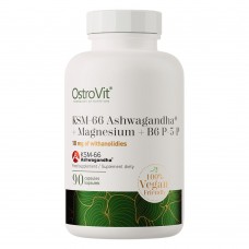 OstroVit Vege KSM-66 Ashwagandha + Magnesium + B6 P-5-P, 90 капсул