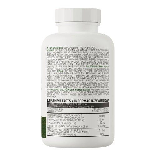 OstroVit Vege Ashwagandha, 240 вегакапсул CN16021 Ostrovit OstroVit Vege Ashwagandha, 240 вегакапсул CN16021 Ostrovit