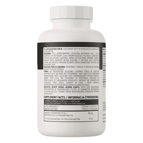 OstroVit Astaxanthin Forte, 90 капсул CN16020 Ostrovit OstroVit Astaxanthin Forte, 90 капсул CN16020 Ostrovit