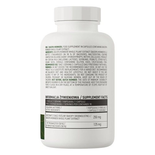 OstroVit Vege Bacopa Monnieri, 90 вегакапсул - Термін 04.26 CN6303-1 Ostrovit OstroVit Vege Bacopa Monnieri, 90 вегакапсул - Термін 04.26 CN6303-1 Ostrovit