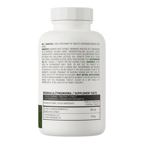 OstroVit Berberine, 90 таблеток CN6326 Ostrovit OstroVit Berberine, 90 таблеток CN6326 Ostrovit