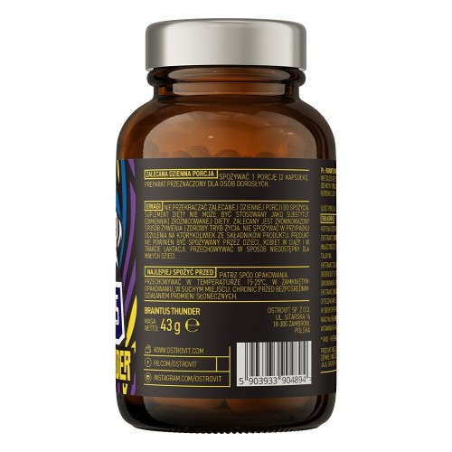 OstroVit Braintus Thunder, 90 капсул CN15974 Ostrovit OstroVit Braintus Thunder, 90 капсул CN15974 Ostrovit