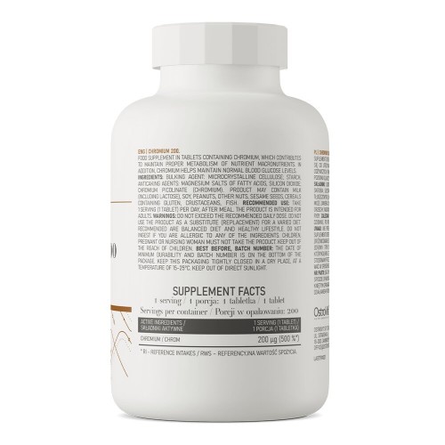 OstroVit Chromium 200, 200 таблеток CN7740 Ostrovit OstroVit Chromium 200, 200 таблеток CN7740 Ostrovit