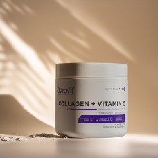 OstroVit Collagen + Vitamin C, 200 грам - Без смаку