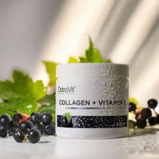 OstroVit Collagen + Vitamin C, 200 грам - Чорна смородина