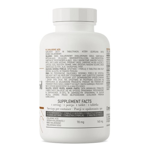 OstroVit Hyaluronic Acid, 90 таблеток CN3284 Ostrovit OstroVit Hyaluronic Acid, 90 таблеток CN3284 Ostrovit