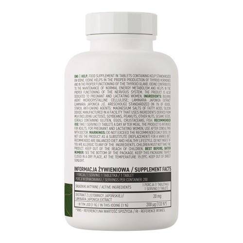 OstroVit Vege Kelp, 250 таблеток CN6332 Ostrovit OstroVit Vege Kelp, 250 таблеток CN6332 Ostrovit