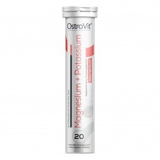 OstroVit Magnesium + Potassium, 20 шипучих таблеток - Грейпфрут OstroVit Magnesium + Potassium, 20 шипучих таблеток - Грейпфрут