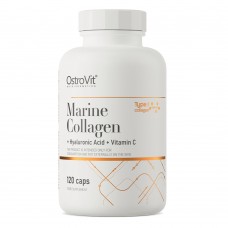 OstroVit Marine Collagen with Hyaluronic Acid and Vitamin C, 120 капсул OstroVit Marine Collagen with Hyaluronic Acid and Vitamin C, 120 капсул