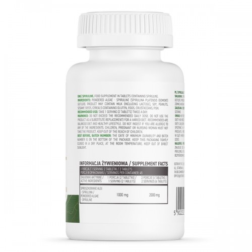 OstroVit Vege Spiruline, 90 таблеток CN5772 Ostrovit OstroVit Vege Spiruline, 90 таблеток CN5772 Ostrovit