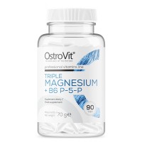 OstroVit Triple Magnesium + B6 P-5-P, 90 капсул OstroVit Triple Magnesium + B6 P-5-P, 90 капсул
