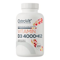 OstroVit Vitamin D3 4000 +K2, 100 таблеток OstroVit Vitamin D3 4000 +K2, 100 таблеток