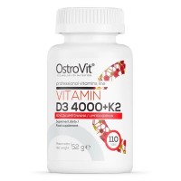 OstroVit Vitamin D3 4000 +K2, 110 таблеток OstroVit Vitamin D3 4000 +K2, 110 таблеток