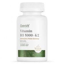 OstroVit Vege Vitamin D3 4000 +K2, 100 таблеток OstroVit Vege Vitamin D3 4000 +K2, 100 таблеток