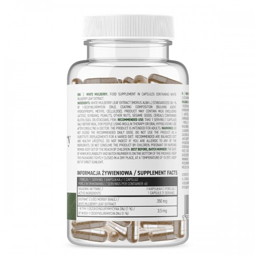 OstroVit Vege White Mulberry, 60 вегакапсул CN7755 Ostrovit OstroVit Vege White Mulberry, 60 вегакапсул CN7755 Ostrovit