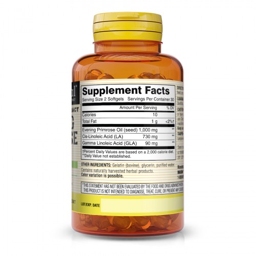 Mason Natural Evening Primrose Oil, 60 капсул CN11271 Mason Natural Mason Natural Evening Primrose Oil, 60 капсул CN11271 Mason Natural