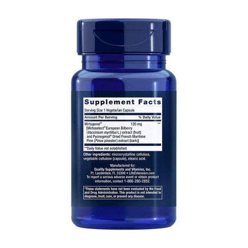 Life Extension Eye Pressure Support with Mirtogenol, 30 вегакапсул CN14088 Life Extension Life Extension Eye Pressure Support with Mirtogenol, 30 вегакапсул CN14088 Life Extension