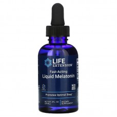 Life Extension Fast-Acting Liquid Melatonin, 59 мл - Ваниль-цитрус