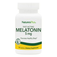 Natures Plus Fast Acting Melatonin 5 mg, 90 таблеток Natures Plus Fast Acting Melatonin 5 mg, 90 таблеток