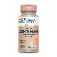 Solaray Fermented Lion's Mane Mushroom, 60 вегакапсул Solaray Fermented Lion's Mane Mushroom, 60 вегакапсул