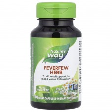 Nature's Way Feverfew Herb, 100 капсул Nature's Way Feverfew Herb, 100 капсул