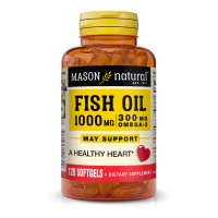 Mason Natural Fish Oil 1000 mg Omega-3 300 mg, 120 капсул Mason Natural Fish Oil 1000 mg Omega-3 300 mg, 120 капсул