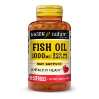 Mason Natural Fish Oil 1000 mg Omega-3 300 mg, 60 капсул