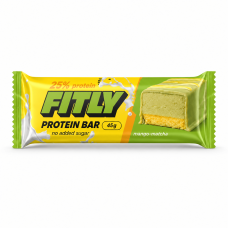 Fitly Protein Bar 25% No Added Sugar, 45 грам - Манго-матча