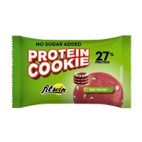 FitWin Protein Cookie 27%, 40 грамм - Красный бархат FitWin Protein Cookie 27%, 40 грамм - Красный бархат