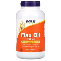 NOW Flax Oil 1000 mg, 250 капсул NOW Flax Oil 1000 mg, 250 капсул