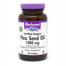 Bluebonnet Nutrition Flax Seed Oil 1000 mg, 100 капсул