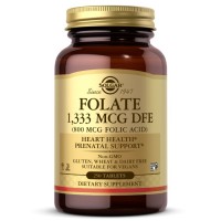 Solgar Folate 1333 mcg (Folic Acid 800 mcg), 250 таблеток Solgar Folate 1333 mcg (Folic Acid 800 mcg), 250 таблеток