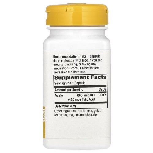 Nature's Way Folate, 100 капсул CN16184 Nature's Way Nature's Way Folate, 100 капсул CN16184 Nature's Way