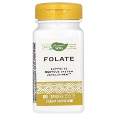 Nature's Way Folate, 100 капсул Nature's Way Folate, 100 капсул