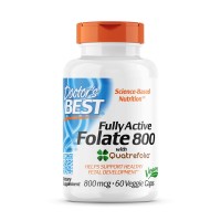 Doctor's Best Fully Active Folate 800 mcg, 60 вегакапсул
