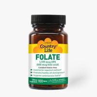 Country Life Folic Acid, 100 таблеток Country Life Folic Acid, 100 таблеток