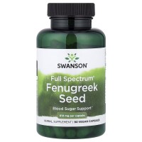 Swanson Fenugreek Seed 610 mg, 90 капсул Swanson Fenugreek Seed 610 mg, 90 капсул