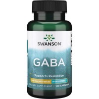 Swanson GABA 500 mg, 100 капсул Swanson GABA 500 mg, 100 капсул